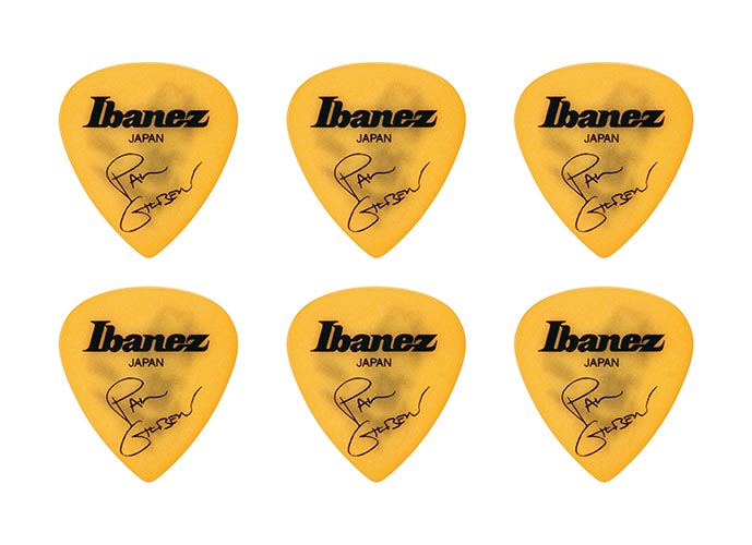 Ibanez B1000PGYE Paul Gilbert Signature Pick 6-Pack (Yellow) - Heavy (1.0mm)