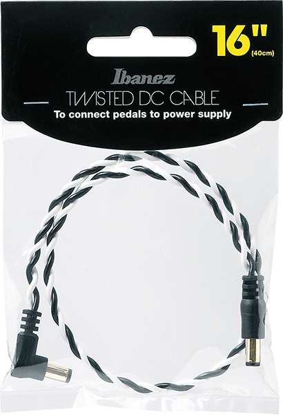 Ibanez DCT16BWH Twisted DC Cable - 16"