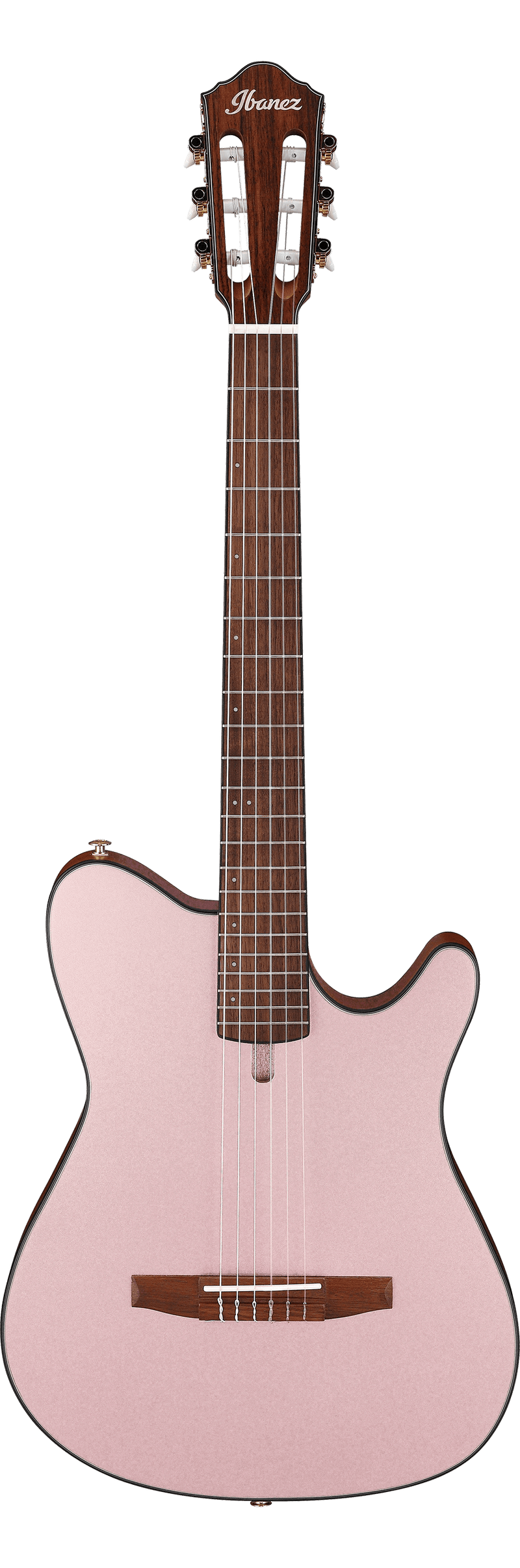 Guitare acoustique ibanez frh10n (plat métallique en or rose)