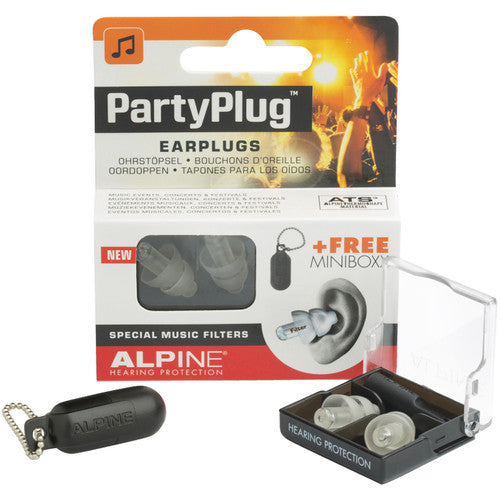 Bouchons d'oreilles Alpine PARTYPLUG-CLR PartyPlug Music (transparent)