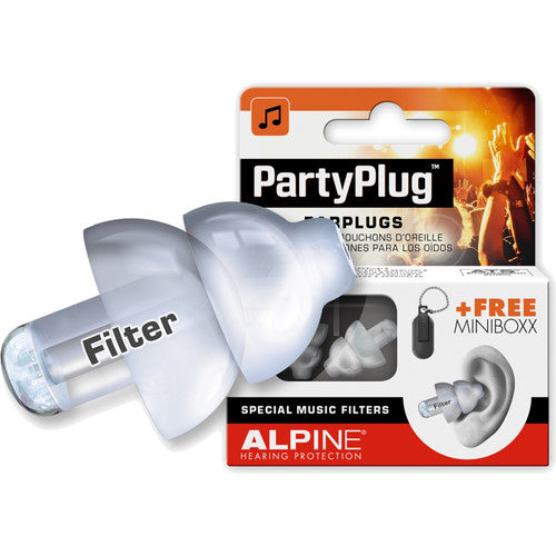Alpine PARTYPLUG-CLR PartyPlug Music Earplugs (Clear)