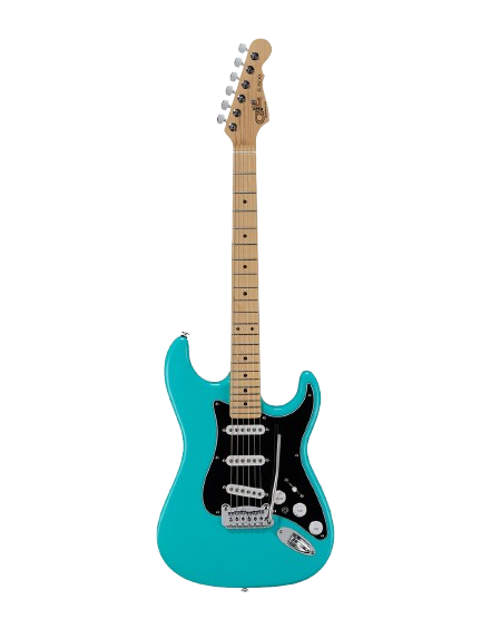 G&L FDS500-TRQ-MP Fullerton Deluxe S500 Electric Guitar (Turquoise)