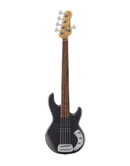 G&L S750-L15-GRP-CR CLF Research L1000 Series 750 5 String Electric Bass Guitar (Graphite Metallic)