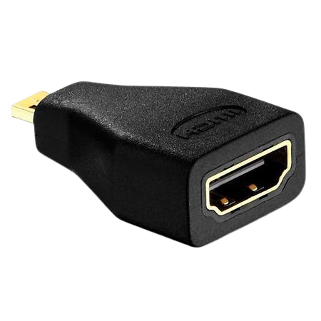 PureLink PI080 Micro HDMI Male to HDMI Female Port Saver Adapter w/TotalWire Technology