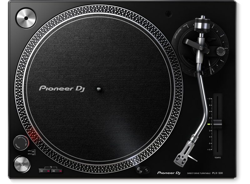 Pioneer DJ PLX-500-K Platine vinyle à couple élevé et entraînement direct (Noir)