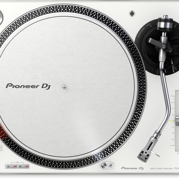 Pioneer DJ PLX-500-W High-Torque, Direct-Drive Turntable (White)