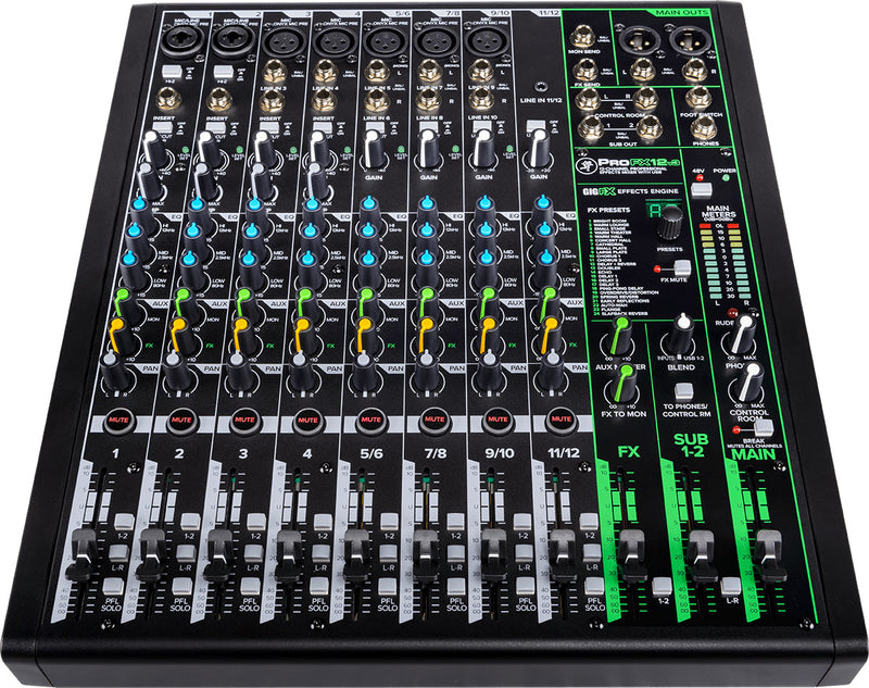 Mackie PROFX12V3 12-Channel Professional Effects Mixer with USB