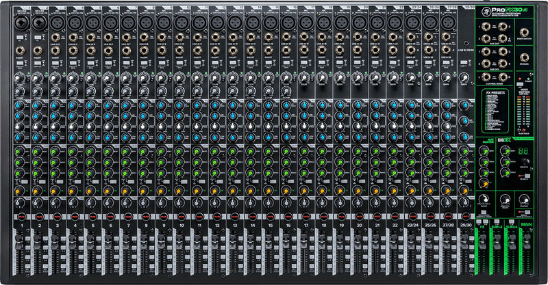 Mackie PROFX30V3 30-Channel 4-Bus Professional Effects Mixer with USB