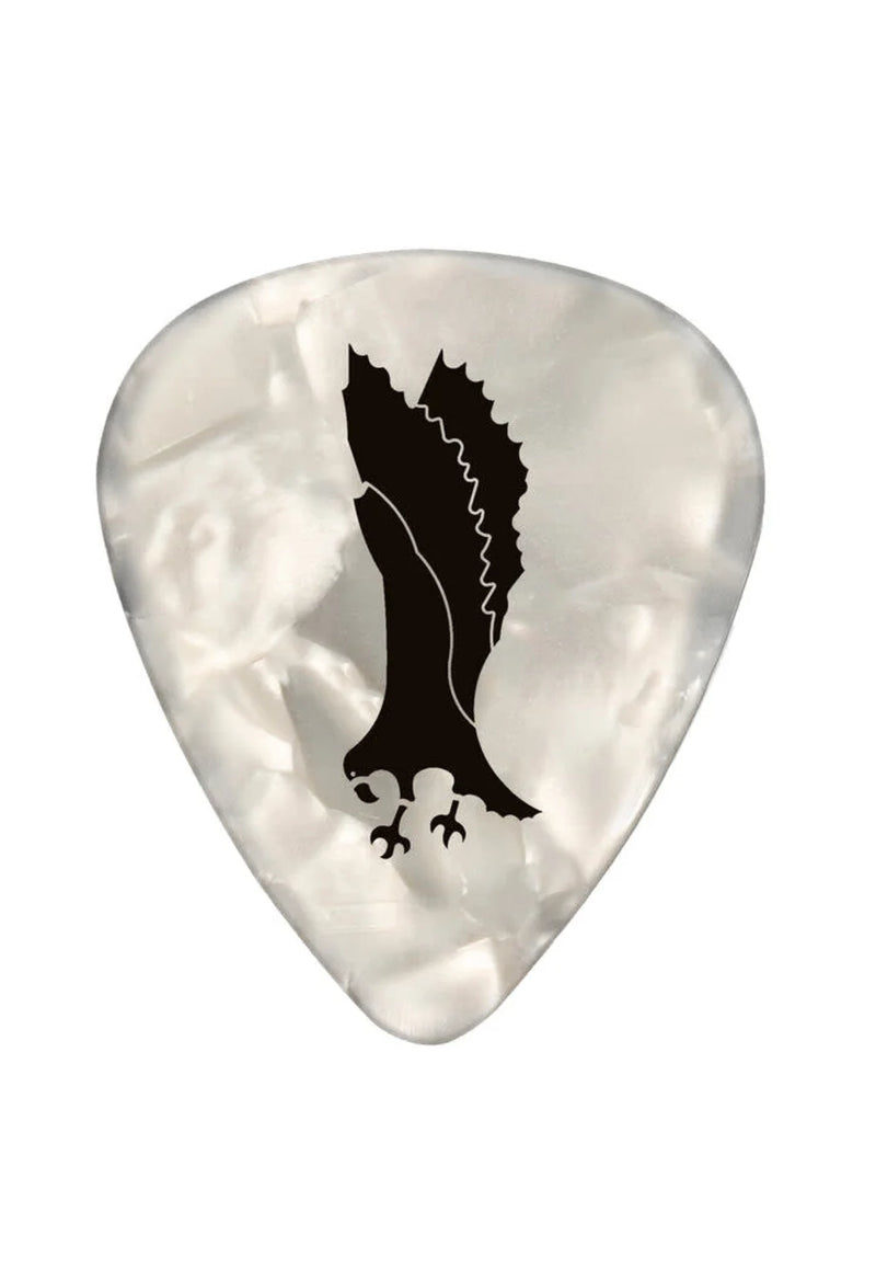 PRS 12 Celluloid Picks (White Pearloid Thin)