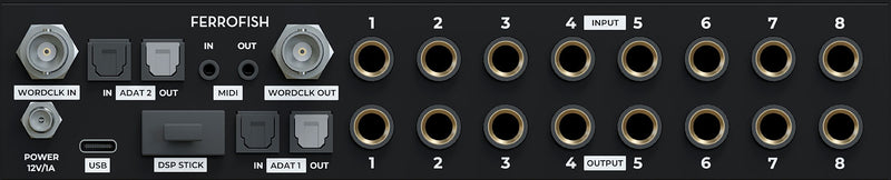 Ferrofish PULSE 8 AE 8 In / 8 Out AD/DA Converter With ADAT