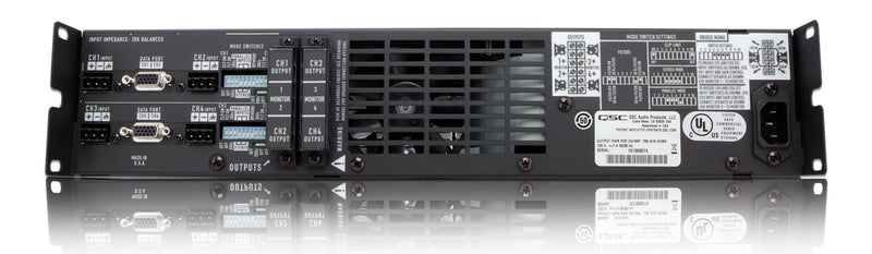 Q-SYS DCA1824 4 Channel Power Amplifier - 170W