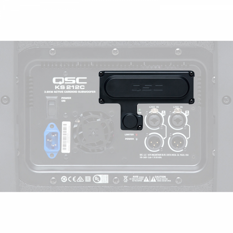 QSC KS-LOC Protective Back Panel Cover Lock Out Kit For KS Series