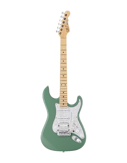G&L FDLGYHB-TEA-MP Fullerton Deluxe Legacy HSS Electric Guitar (Matcha Green)