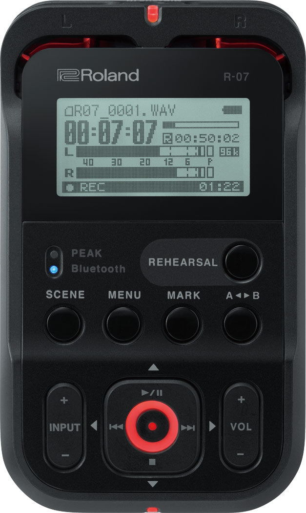 Enregistreur audio portable Roland R-07 noir