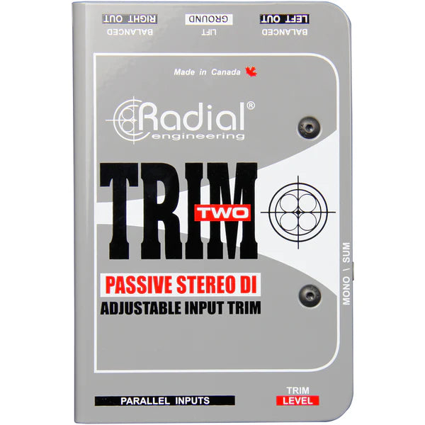 Radial Engineering TRIM-TWO DI stéréo avec contrôle du volume