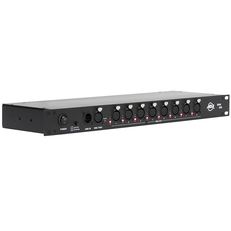 American DJ RDM-XS8 8 Way DMX and RDM Data Splitter