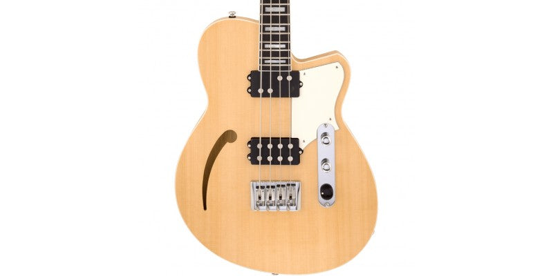 Reverend DUB KING Semi Hollow-Body Electric Bass Guitar (Natural)