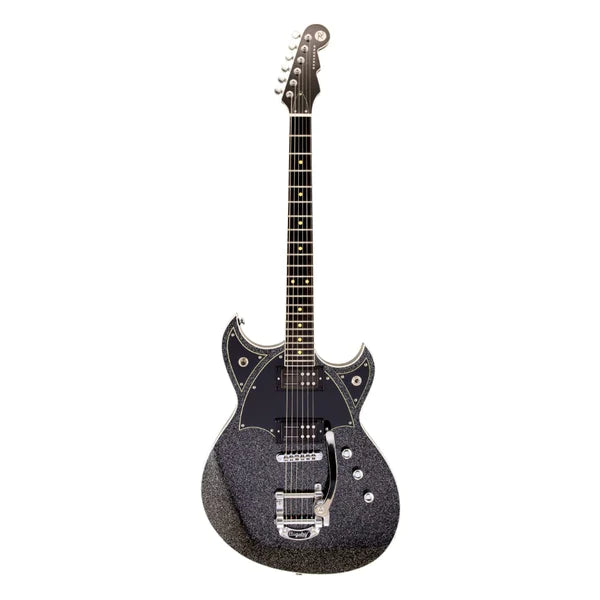 Reverend REEVES GABRELS SPACEHAWK Electric Guitar (Midnight Black Sparkle)