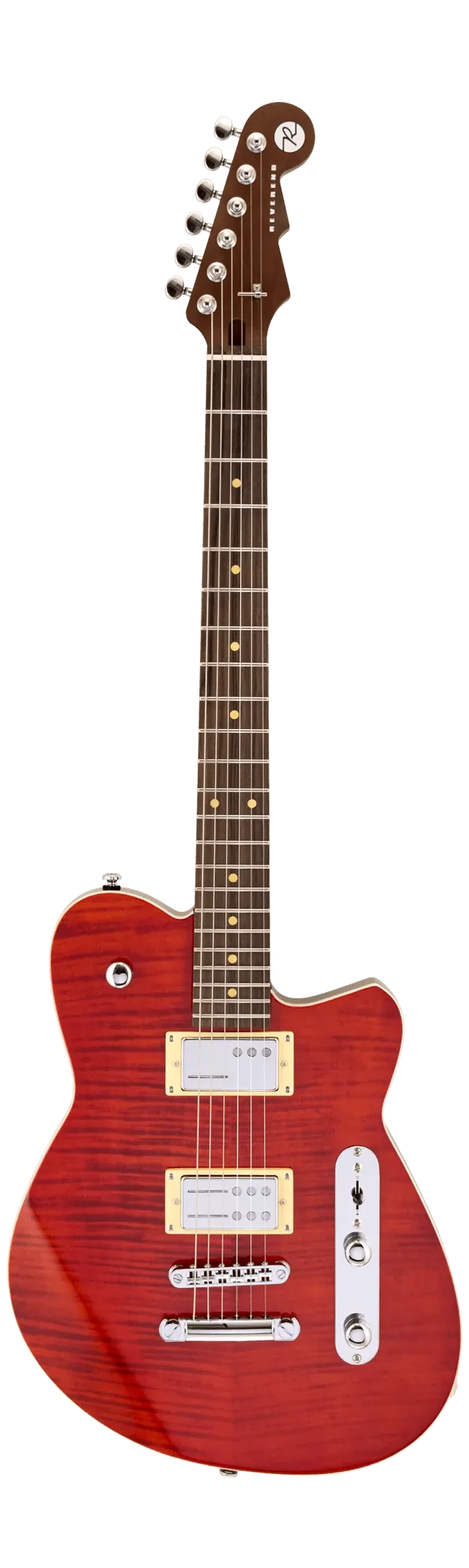 Reverend CHARGER RA Electric Guitar (Wine Red Flame Maple)