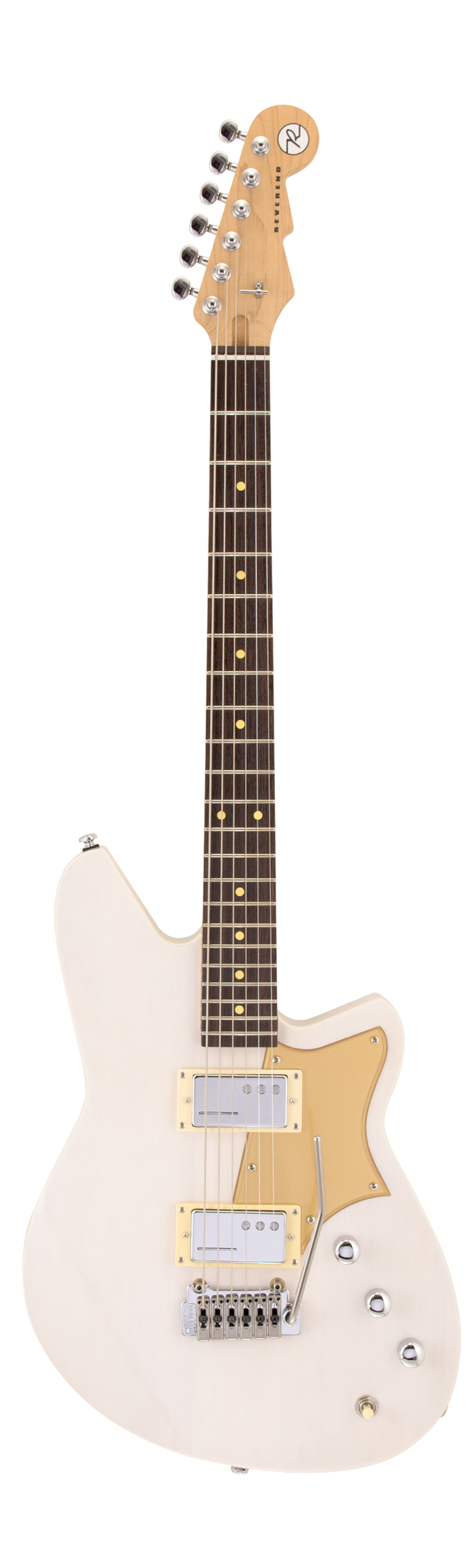 Guitare électrique Reverend DESCENT W (blanc transparent)