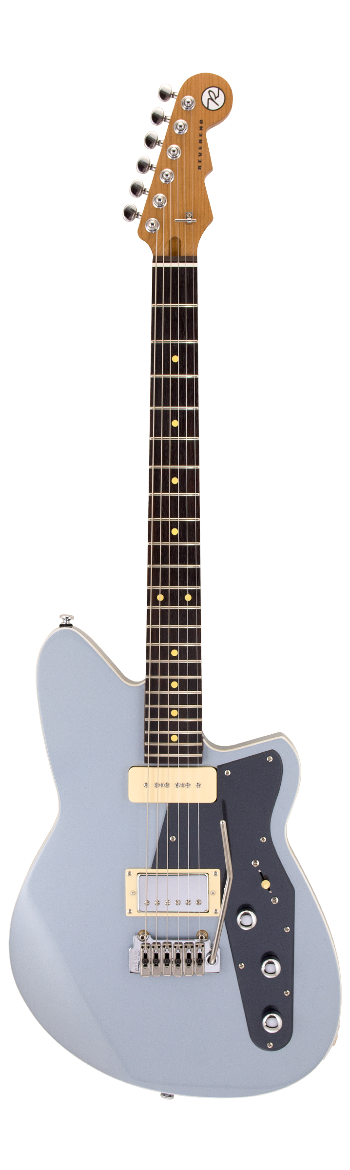 Reverend DOUBLE AGENT W Electric Guitar (Metallic Silver Freeze)