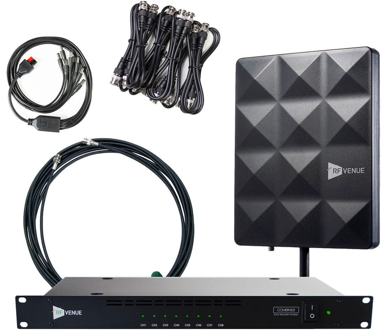 RF Venue COMB8CP-STAGE 8-Channel IEM Pack with COMBINE8 and CP Stage Antenna