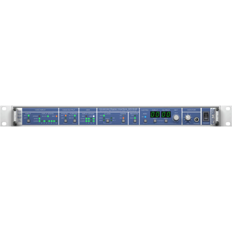 RME ADI-642 8-Channel Rmeadi-642 - 8-Channel 24-Bit192Khz Madi Aes Format Converter With 72 X 74 Routing Matrix