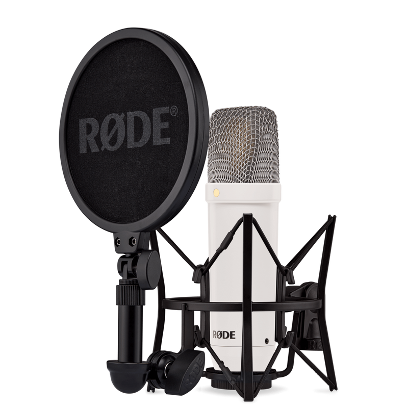 Rode NT1 SIGNATURE Large-Diaphragm Condenser Microphone (White)