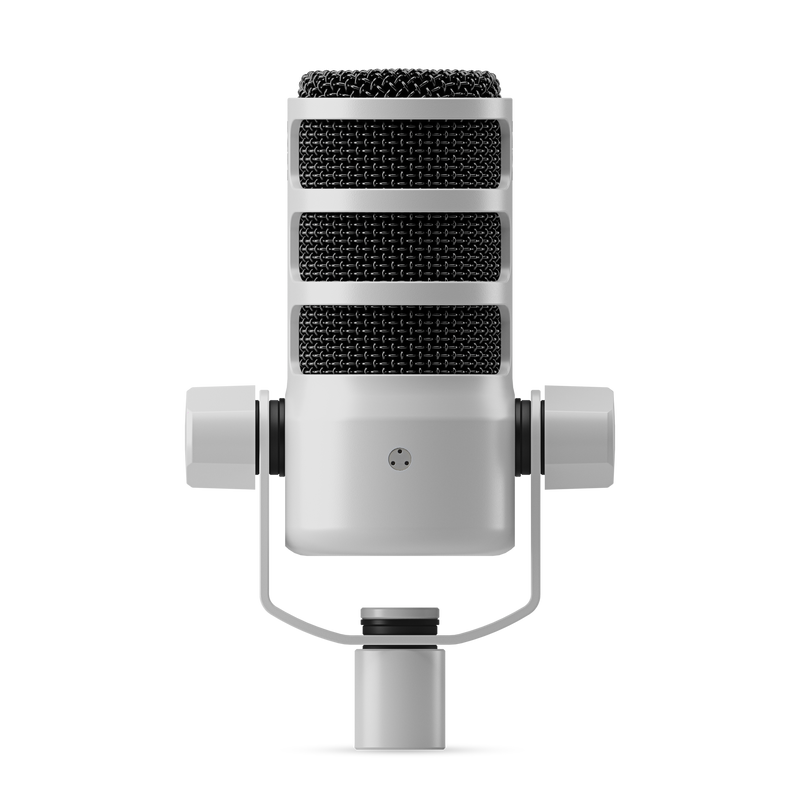 Microphone de podcasting dynamique podmique (blanc)