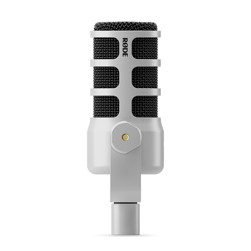 Microphone de podcasting dynamique podmique (blanc)