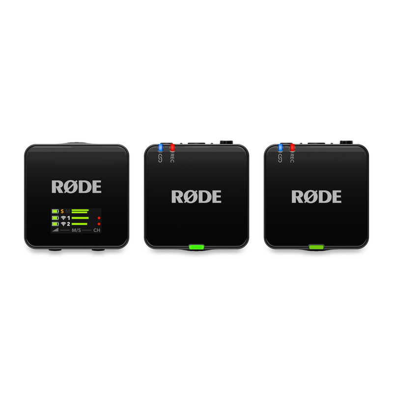 Rode WIRELESS GO III 2-Person Compact Digital Wireless Microphone System/Recorder (2.4 GHz, Black)