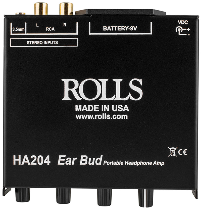 Rolls HA204P 4-Channel Battery Operated Studio Reference Headphone Amplifier
