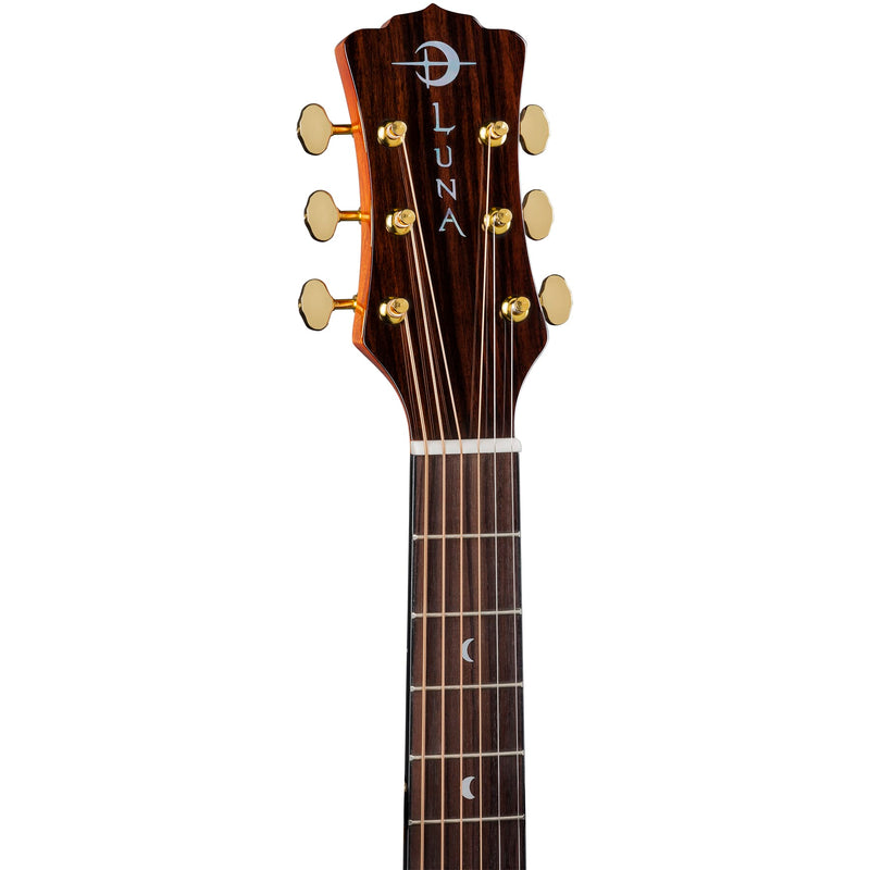 Luna SAFARI VISTA STALLION Travel Acoustic/Electric Guitar (Gloss)