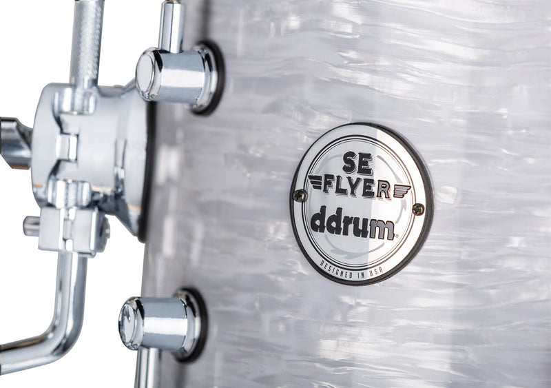 DDrum SE FLYER PITSTOP 4-Piece Shell Pack (White Pearl)