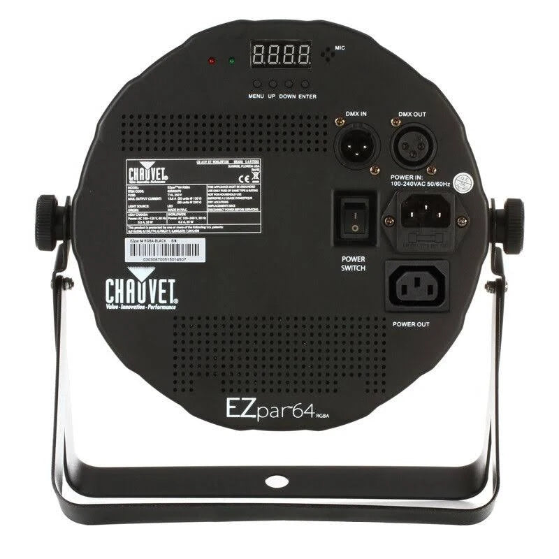 Chauvet DJ EZPAR 64 RGBA Battery Powered Wash Light - Black