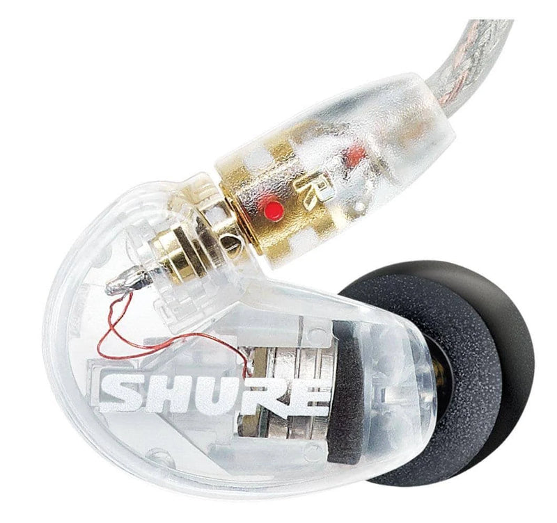 Shure SE215-CL Sound-Isolating In-Ear Stereo Earphones Clear