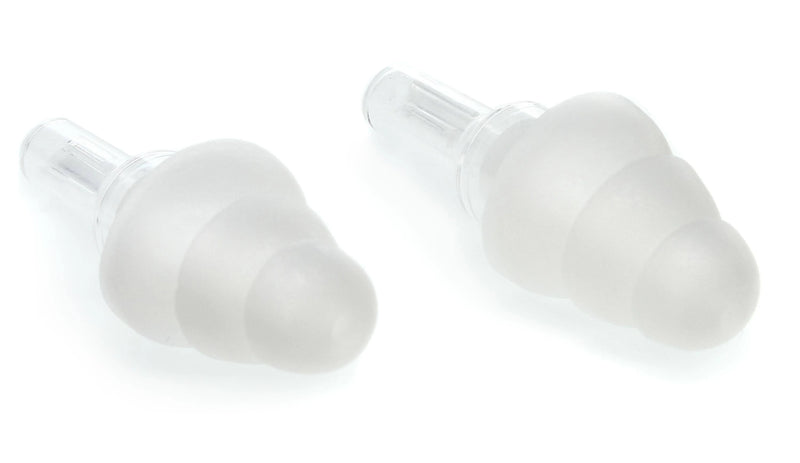 Bouchons d'oreilles haute fidélité Etymotic ER20CCCC (longs) - Tige transparente, pointe blanche