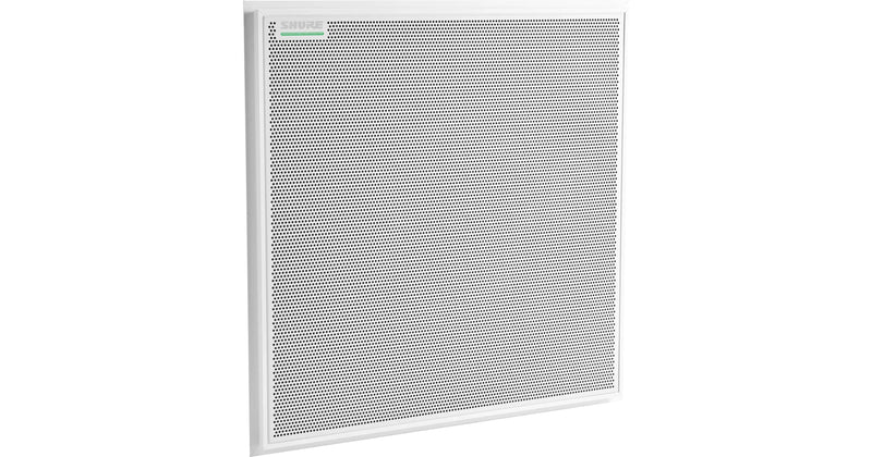 Shure MXA902W-S Ceiling Array Microphone with Integrated Loudspeaker (White) - 24"