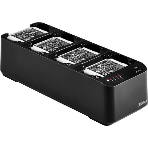 Shure SBC441US Four-Bay Charger for ADXR Receivers & SB910 Batteries