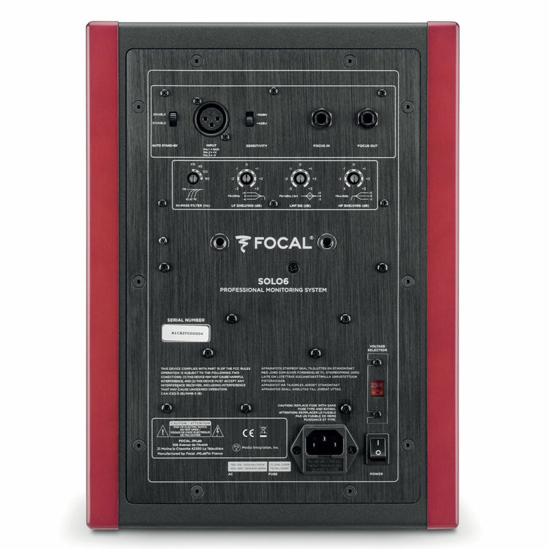 Focal FOPRO-SOLO6 Moniteur de studio alimenté Solo6 - 6,5 pouces