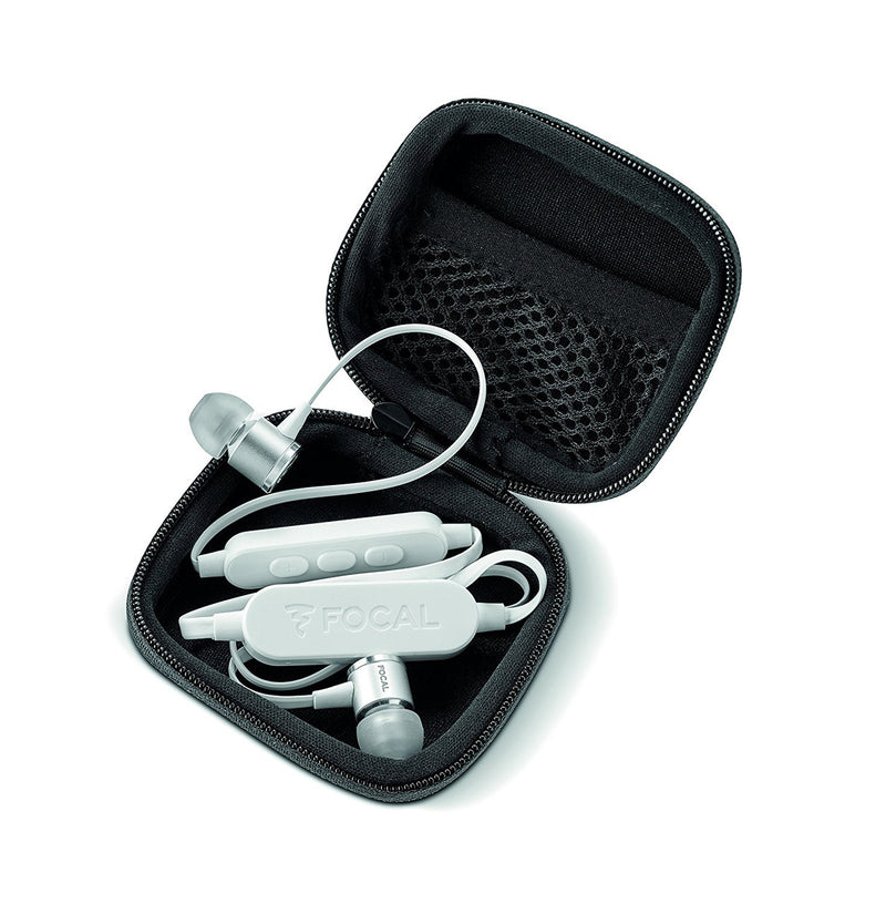 Écouteurs intra-auriculaires sans fil Focal Spark Argent - Disque