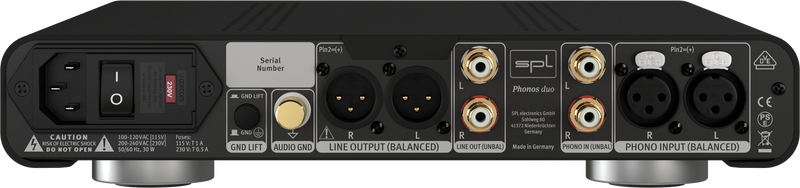 SPL PHONOS DUO RIAA Phono Preamplifier (Silver)