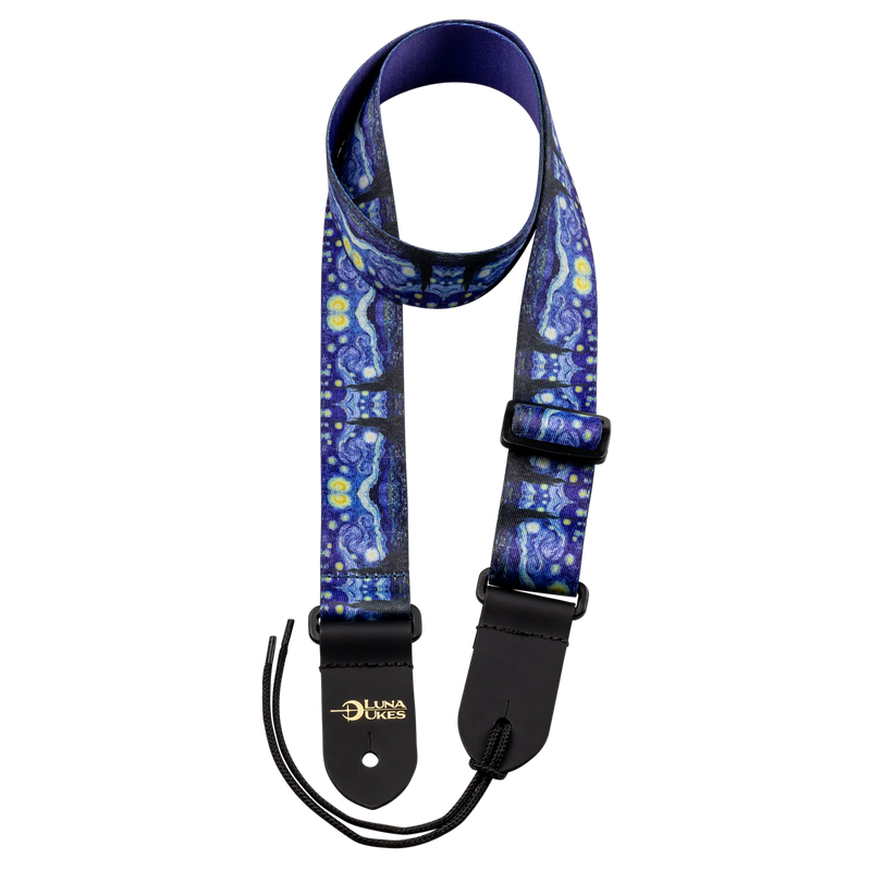 Luna STRAP LUNA UKE STR Ukulele Strap (Starry Night)