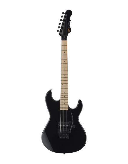 G&L FDRAM24-JTB-MP Fullerton Deluxe Rampage 24 Maple Fretboard Electric Guitar (Jet Black)