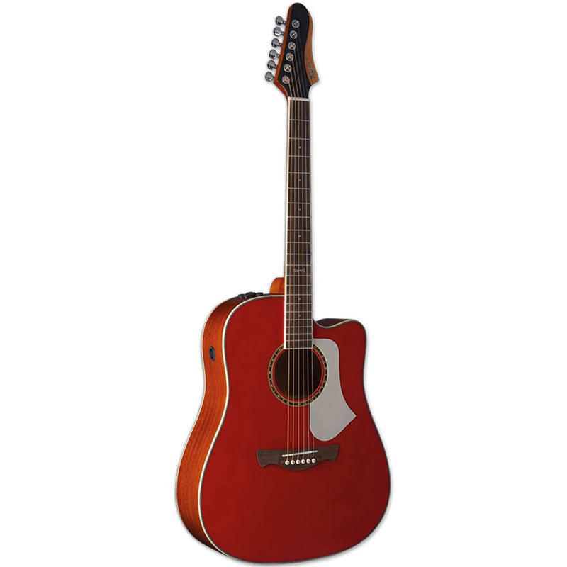 Tagima SWELL EQ Dreadnought Cutaway Acoustic Electric Guitar (Apple Red)
