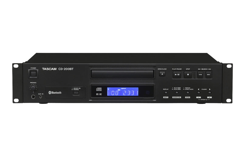 Tascam CD-200BT Rackmount Cd Player With Bluetooth Receiver