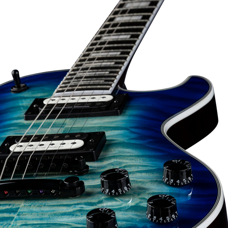 Dean TB SEL QM OSB Thoroughbred Select Quilt Top OSB Electric Guitar (Ocean Burst)