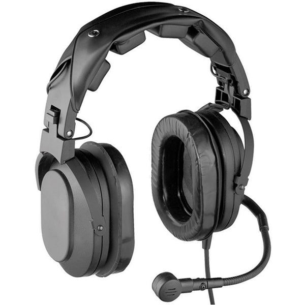 Casque de communication binaural RTS HR-2A5 de poids moyen avec 21 dB de réduction du bruit