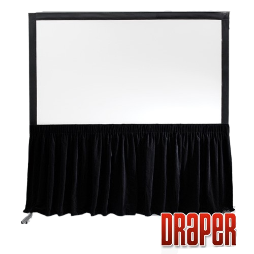 Draper 387088 Velour Dress Kit Skirt - HDTV (135"x240")