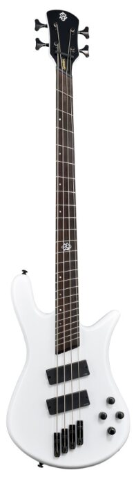 Spector NSDM4WH NS Dimension 4-String Electric Bass Guitar (White Gloss)